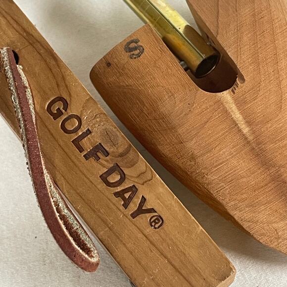 Vtg Wooden Shoe Forms Trees x4 Pairs Rochester Florsheim Golf Day Various Sizes - Picture 7 of 8